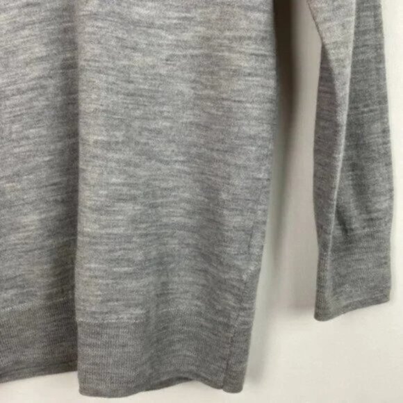 J.Crew x Liberty S Tippi Sweater Camomille Print Collar Gray Red White - Picture 11 of 15